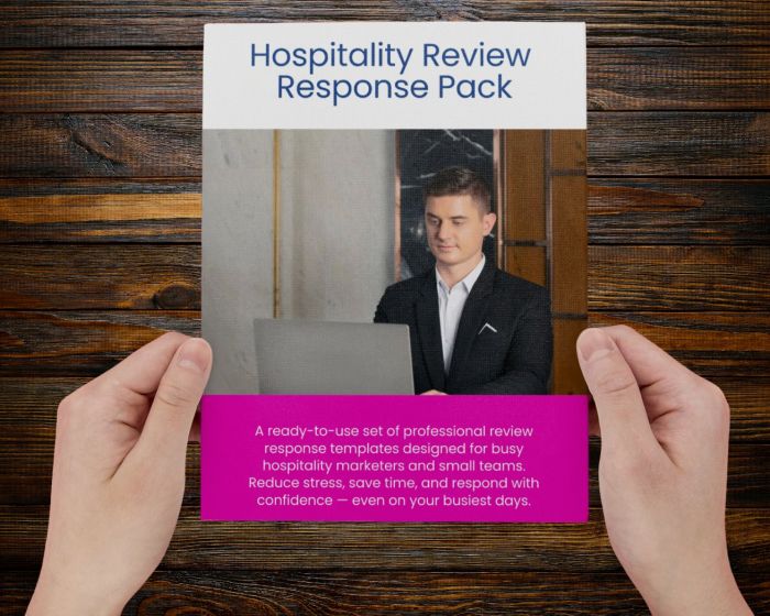Hospitality Review Response Pack