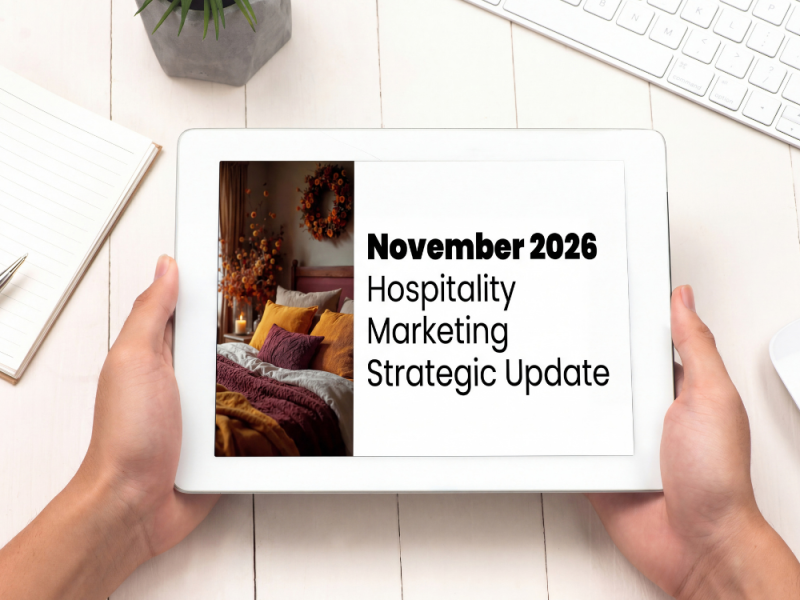 Hospitality Marketing Strategy November 2026